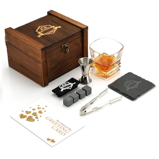 Kit Copos De Cristal Baú Whisky Modelo 1 118